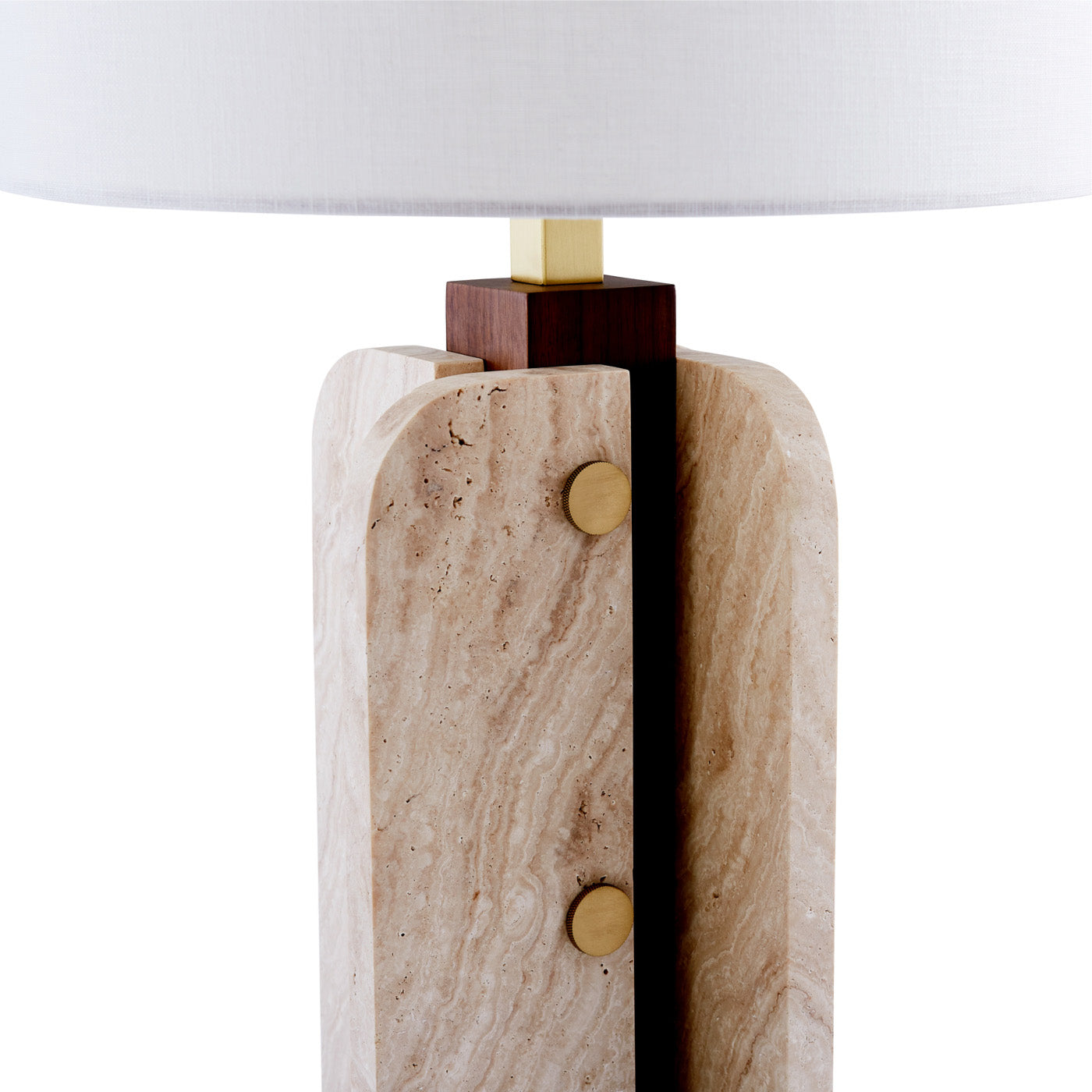 Topanga Column Table Lamp - Modern LED Nightstand Lamp for Bedroom, Living Room & Office - Adjustable Brightness & Warm White Light
