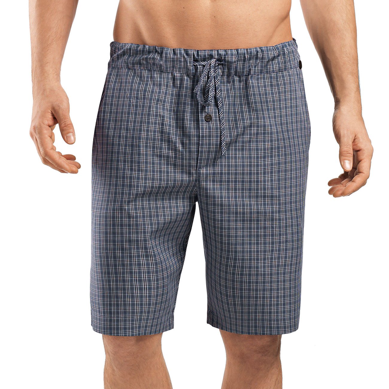 HANRO Men's Night & Day Woven Shorts - Comfortable Casual Pants for Lounge, Travel & Everyday Wear