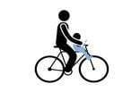 Thule Yepp Mini Child Bike Seat - Lightweight & Safe Toddler Bike Carrier for Urban Commuting & Family Rides | Perfect for Daily Errands & Park Adventures