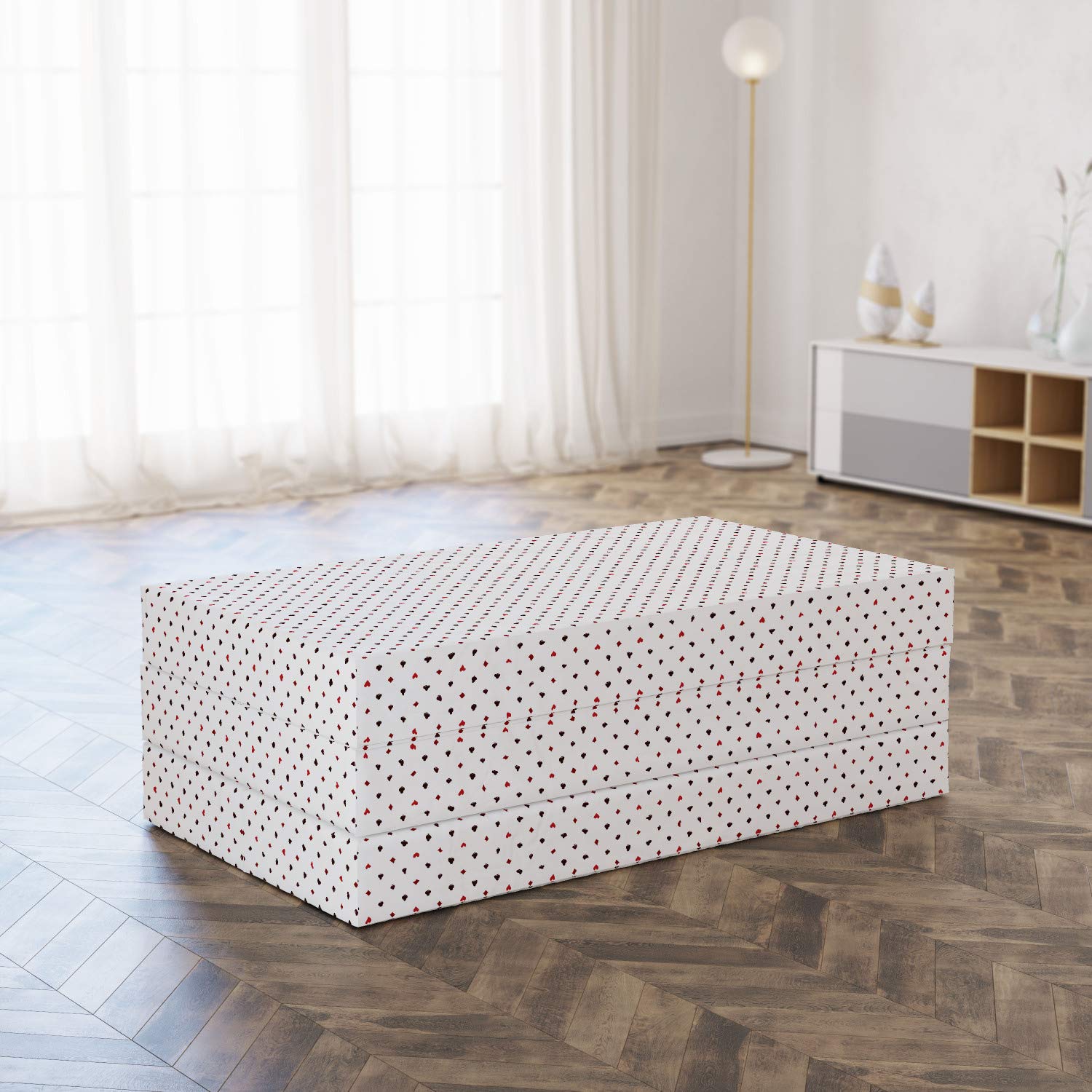 Ambesonne Casino Themed Foldable Twin Mattress - 78.7