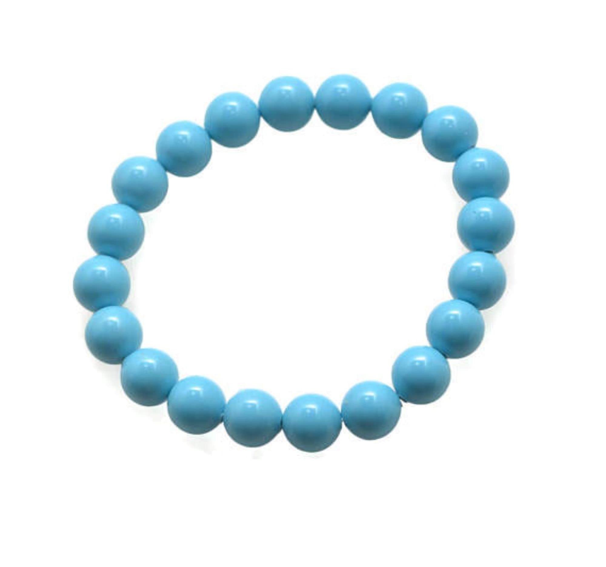 Elastic Pearl Bracelet for Women - Stretchable Flower Girl Jewelry Set, Simple & Elegant Bridal Party Bracelet - Perfect for Weddings, Proms, and Special Occasions