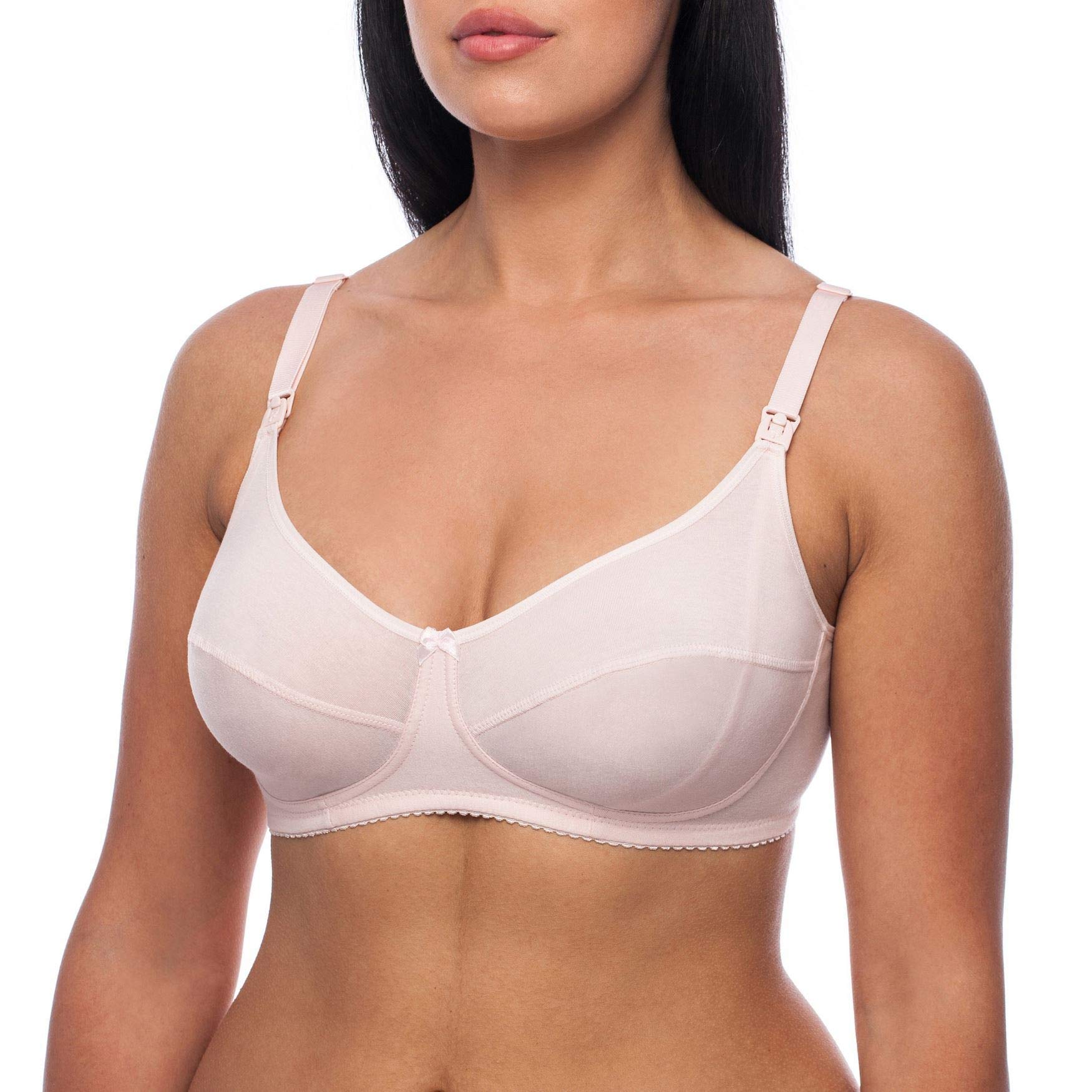 Frugue Women's 90% Cotton Nursing Bra - Comfortable Maternity Bra for Breastfeeding Moms | Perfect for Pregnancy, Postpartum & Everyday Wear