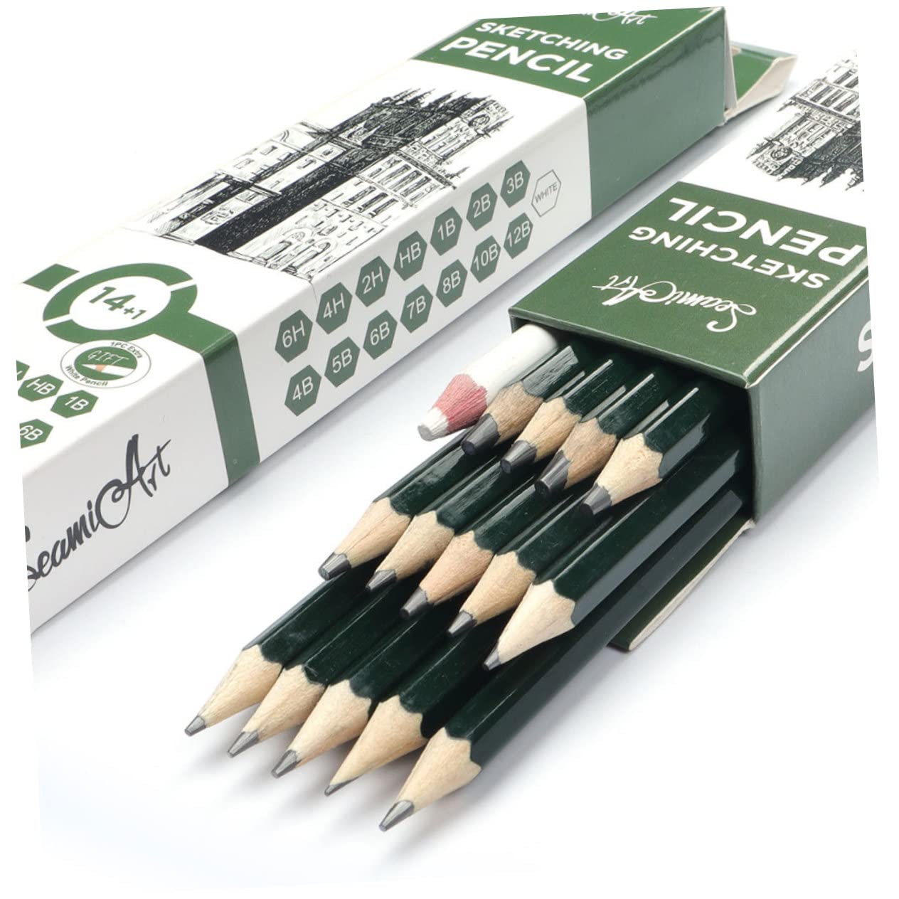HOODANCOS 30-Piece Sketch Pencil Set - Premium Art Drawing Pencils for Kids & Beginners - Wooden Pencils for Sketching, Shading & Coloring - Perfect for School, Art Class & Home Creativity