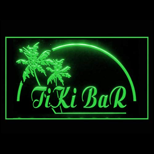 170168 Tiki Bar Sunshine Music Paradise Palm Beach Beer Display LED Light Neon Sign - Perfect for Bars, Restaurants, and Home Decor