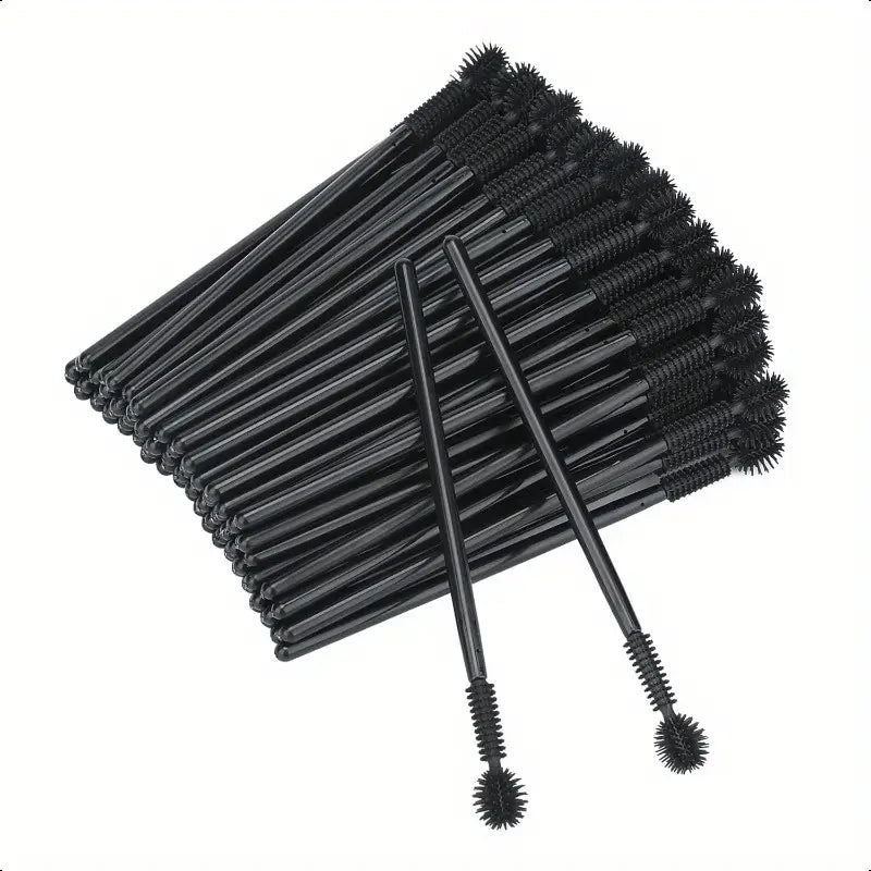 Ball Shaped Disposable Mascara Wands - Perfect for Professional Makeup Artists & Home Beauty Routines | Ideal for Lash Extensions, Touch-ups & Sanitary Makeup Application