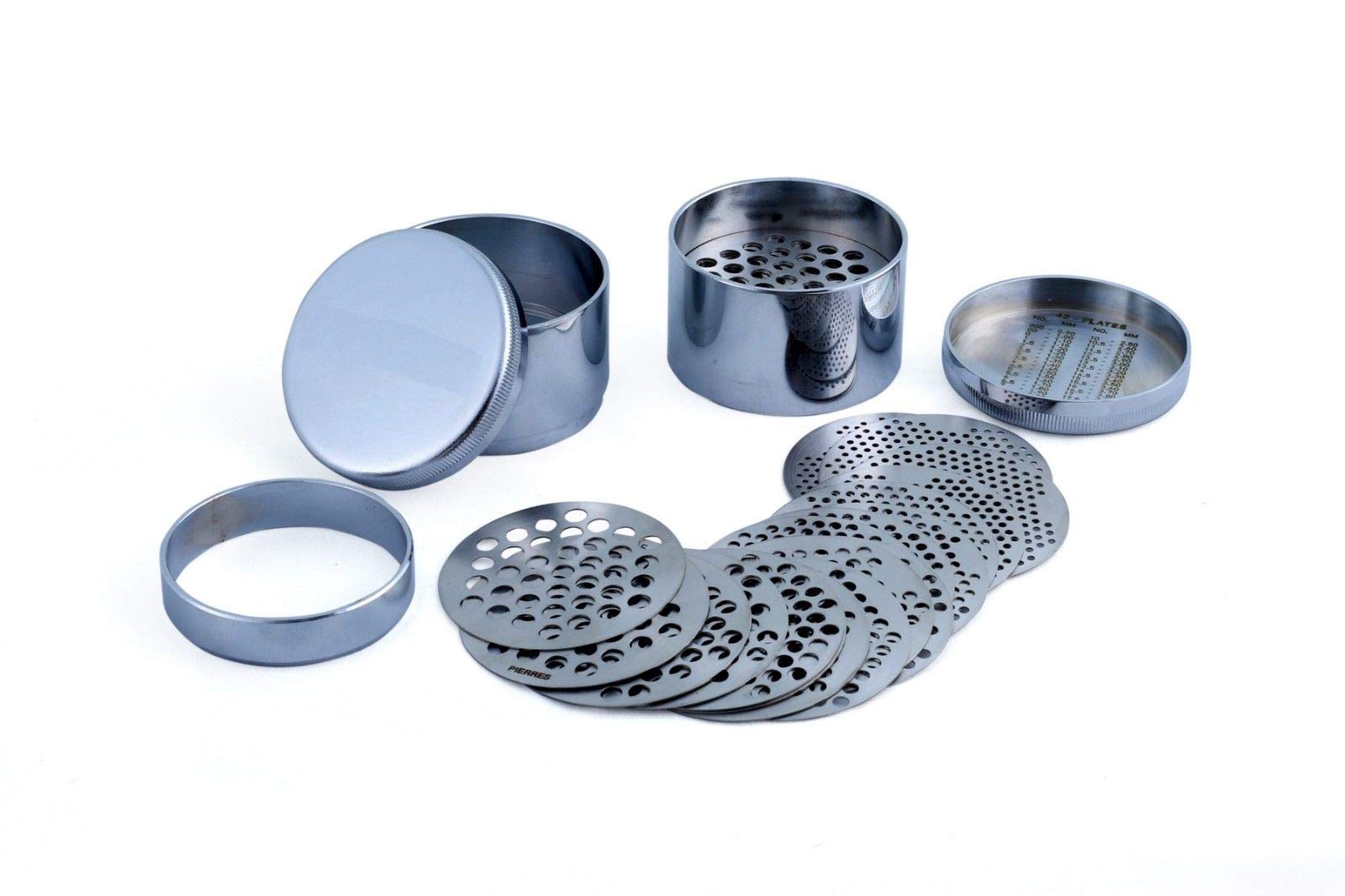 XCLUSIVE Diamond Sieve Set - 47mm with 42 Plates for Precise Gemstone Measurement | Jewelry Making Tool for Sorting & Grading Diamonds & Gemstones | Perfect for Jewelers, Gemologists & Hobbyists