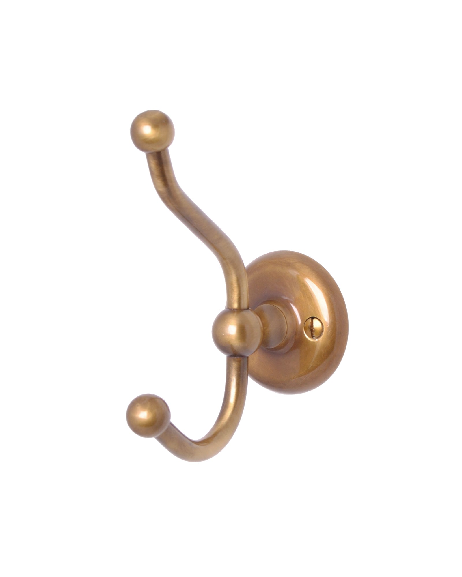 Krok Dubbelkrok Haga Brons - Heavy Duty Double Hook for Hanging Plants, Baskets & Decor - Perfect for Indoor & Outdoor Use