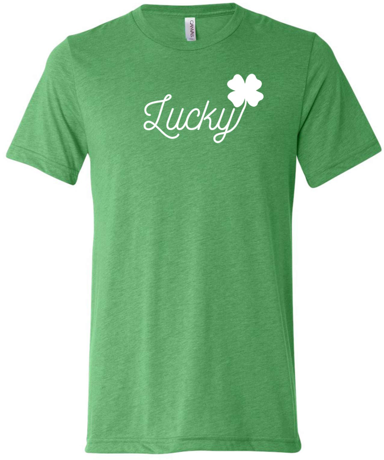 St. Patrick's Day Lucky Tri-Blend Shirt | Soft & Comfortable Green T-Shirt for Men & Women | Perfect for Irish Festivals, Parades & Holiday Parties