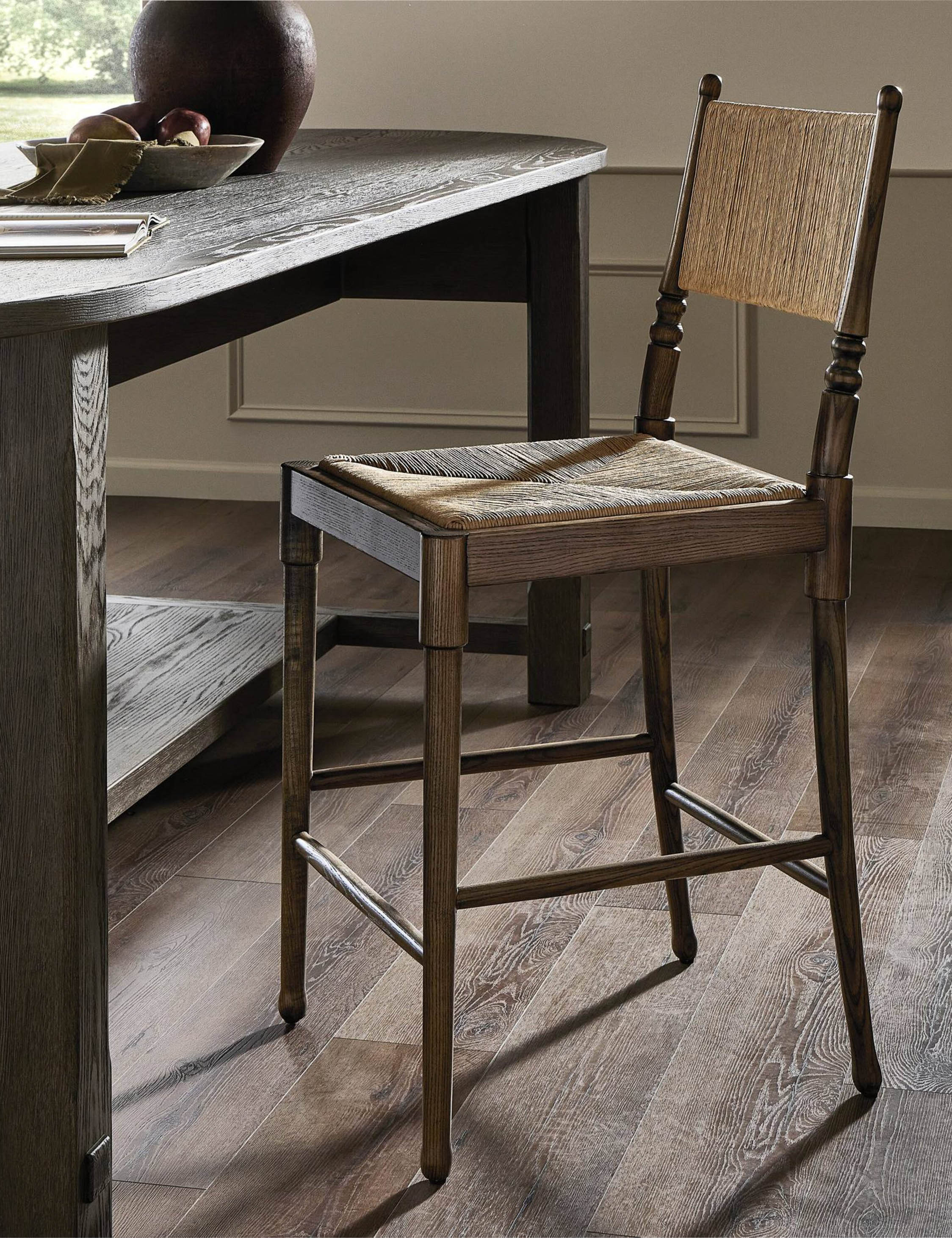Fayth Bar and Counter Stool by Amber Lewis x Four Hands - Modern Kitchen & Dining Stools for Home Bar, Breakfast Nook & Restaurant Use