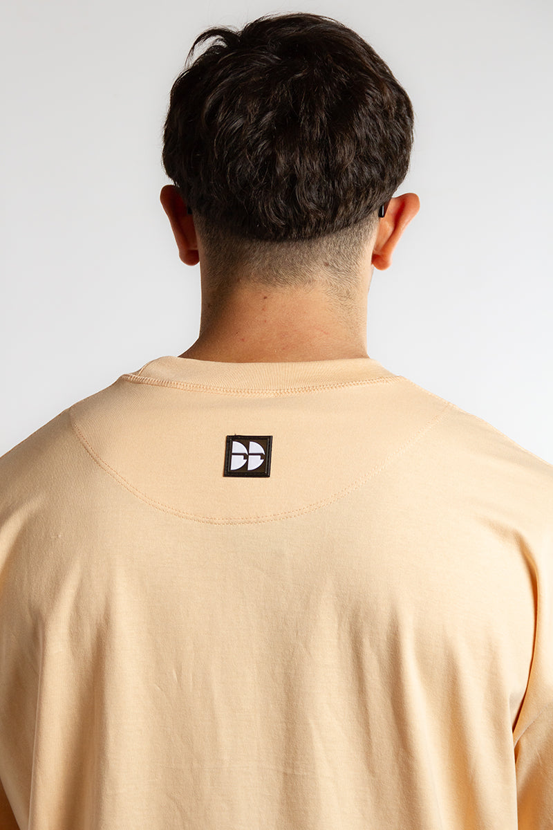 OCN Men's Ultra Beige T-Shirt - Premium Cotton Casual Tee for Everyday Wear, Gym & Outdoor Activities