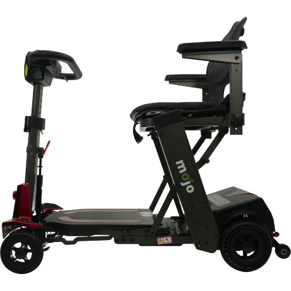 MOJO Automatic Folding Scooter - Lightweight & Portable Mobility Scooter for Adults & Seniors - Perfect for Travel, Shopping & Outdoor Adventures