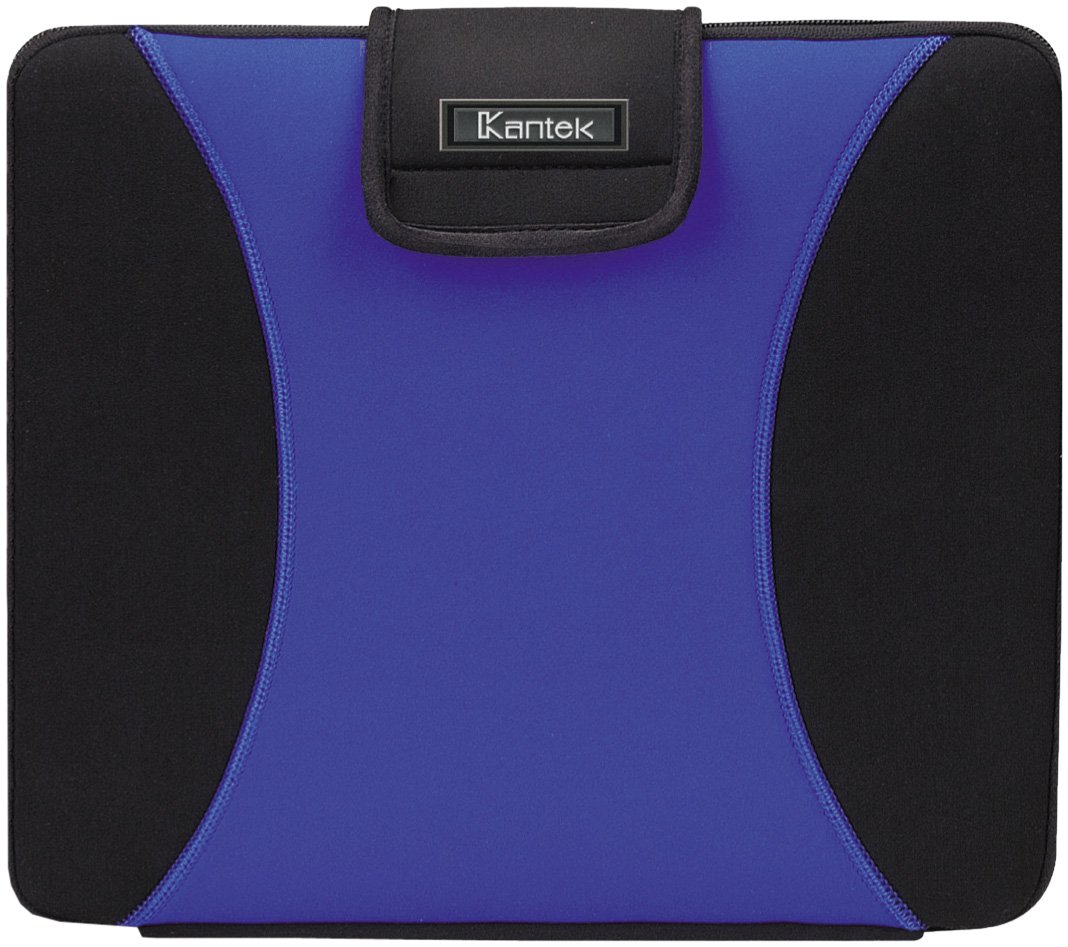 Kantek Neoprene Laptop Sleeve Case for 15.4 Inch Notebook Computers - LGCC415B | Lightweight & Protective Cover for MacBook, Dell, HP | Perfect for Travel, Office & School Use