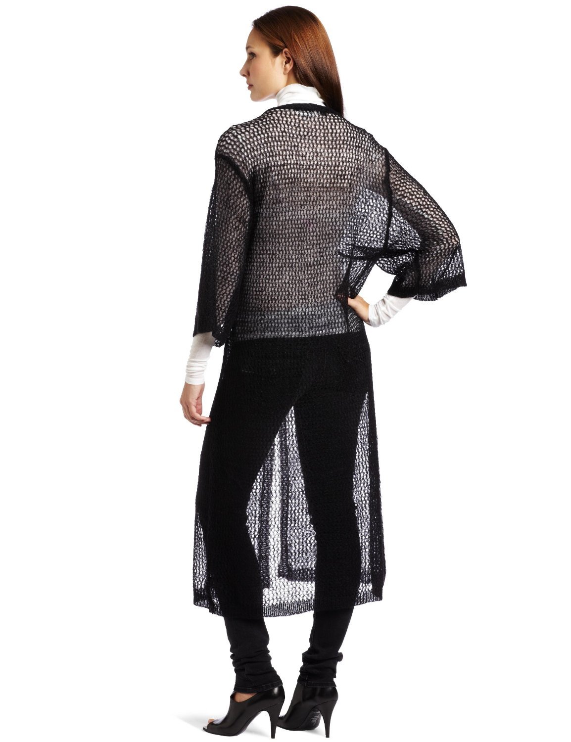Women's Flynn Open Front Long Cardigan Sweater - Lightweight Knit Wrap for Fall & Winter - Perfect for Office, Casual Outfits and Layering