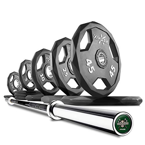 21) BAR and 185 lb Set