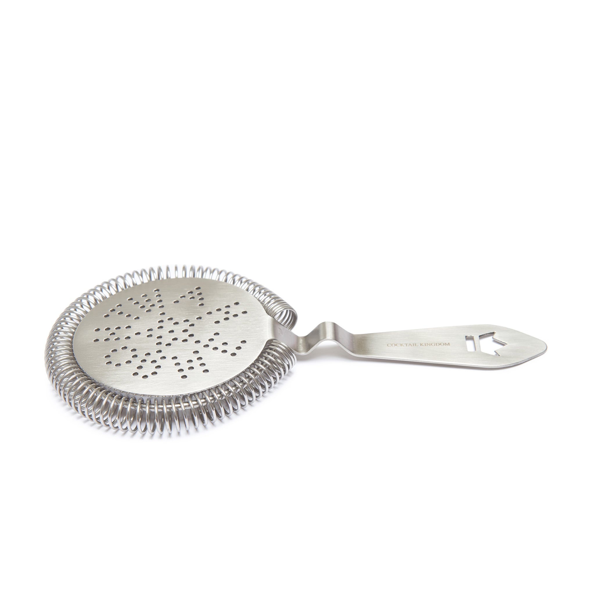 Vintage Style Large Cocktail Strainer - Premium Stainless Steel Bar Tool for Mixing Drinks at Home or Professional Bars