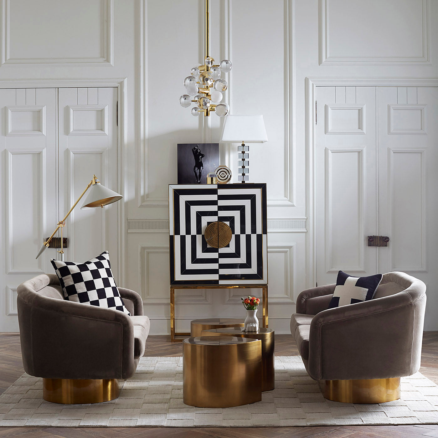 Op Art Bar - Modern Abstract Wall Decor for Living Room, Bedroom & Office - Unique Handmade 3D Art Piece for Home & Office Decor