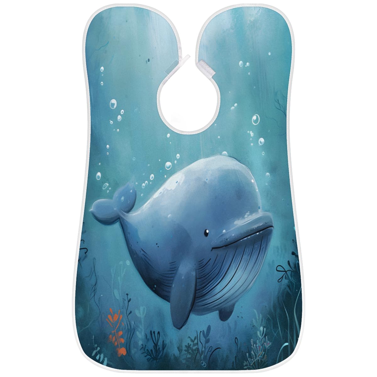 Premium Shark Design Shaving Bib for Men & Women - Waterproof Beard & Hair Dye Apron with Sink Catcher - Ideal for Barber Shops, Home Grooming & Salon Makeup Sessions