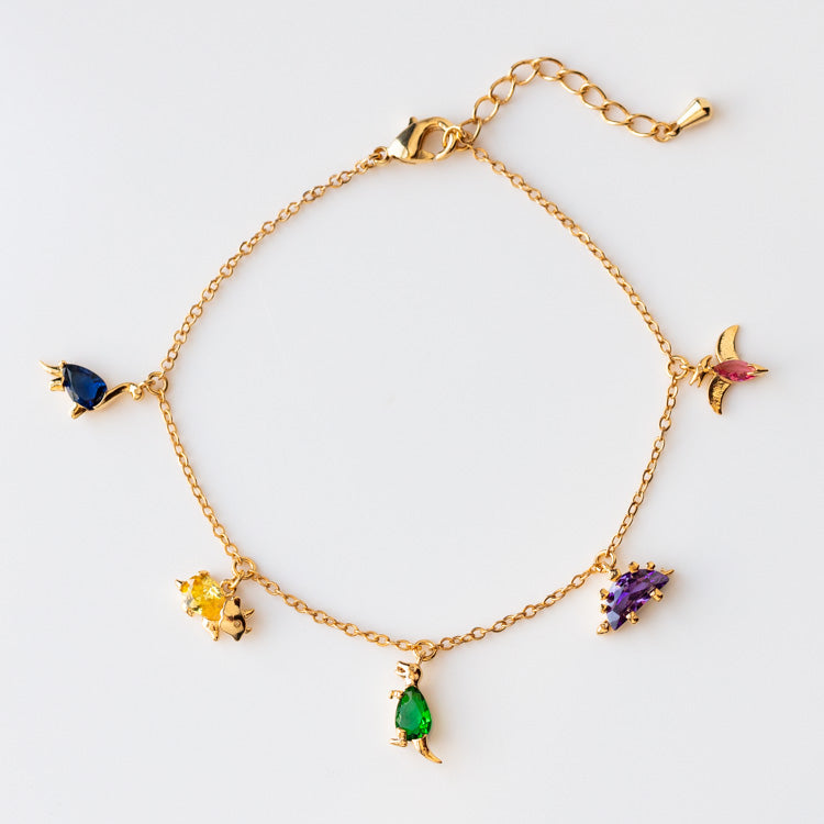 Dino Rawr Bracelet - Adjustable Dinosaur Themed Bracelet for Kids & Teens - Perfect for Birthday Gifts, Party Favors & Dinosaur Lovers