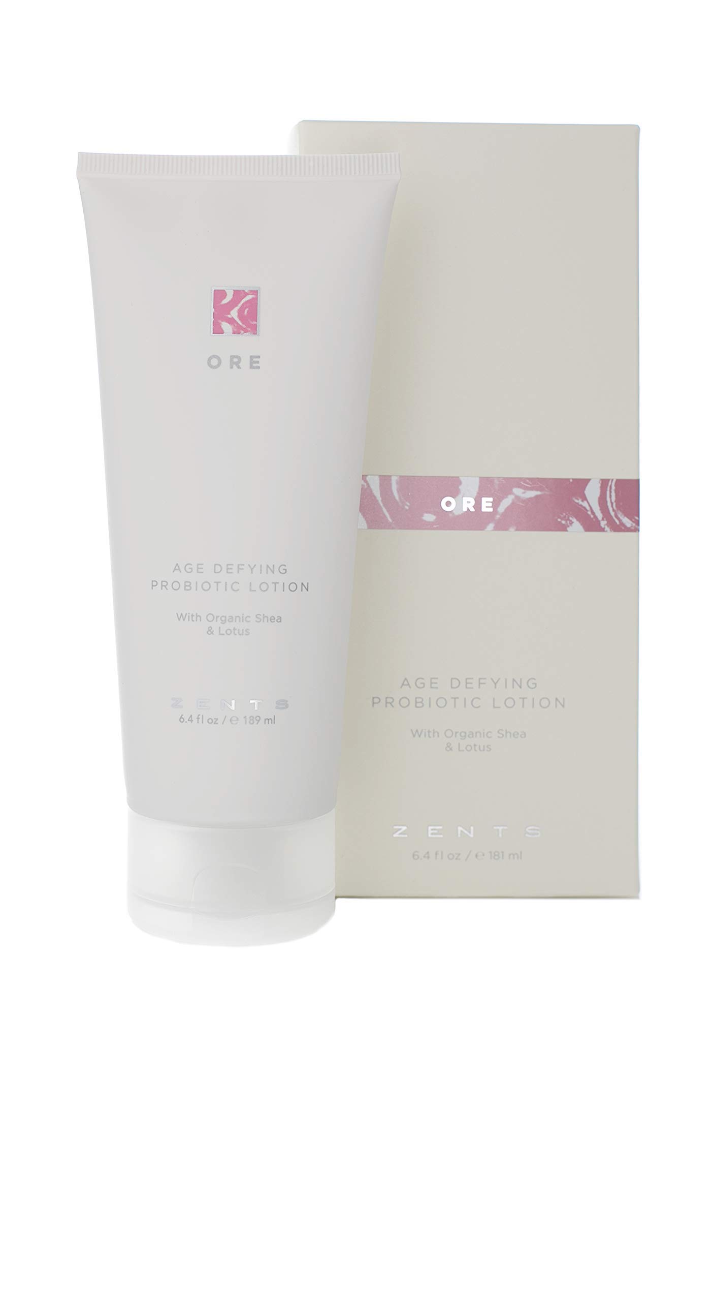 Zents Age-Defying Probiotic Lotion & Cashmere Body Oil Set (Ore Fragrance) - Hyaluronic Acid Moisturizer with Organic Shea Butter, Vitamin E & Coconut Oil - 6.4oz Lotion & 8oz Oil - Perfect for Dry Skin Care & Luxury Spa Night Routine