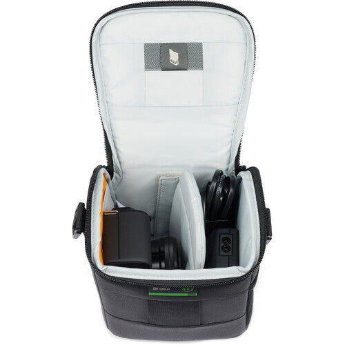 Lowepro Adventura SH 120 III DSLR Camera Shoulder Bag - Compact & Lightweight for Travel Photography (Black) - Perfect for Hiking, City Exploration & Everyday Camera Protection