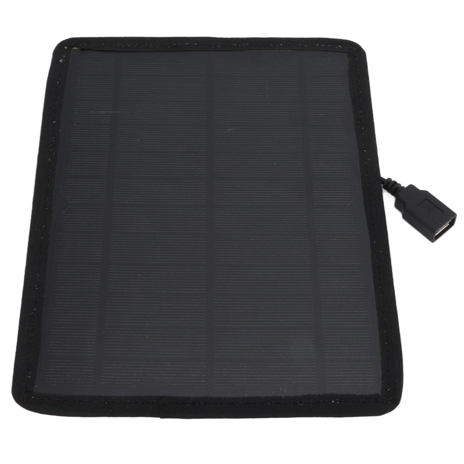 EVTSCAN 5.3W 6V Portable Solar Panel with USB Output - Compact 9x7 Inch Monocrystalline Solar Charger for Outdoor Adventures, Camping, Hiking & Emergency Power (Compatible with Smartwatches, Cameras, Phones, Laptops & LED Flashlights)