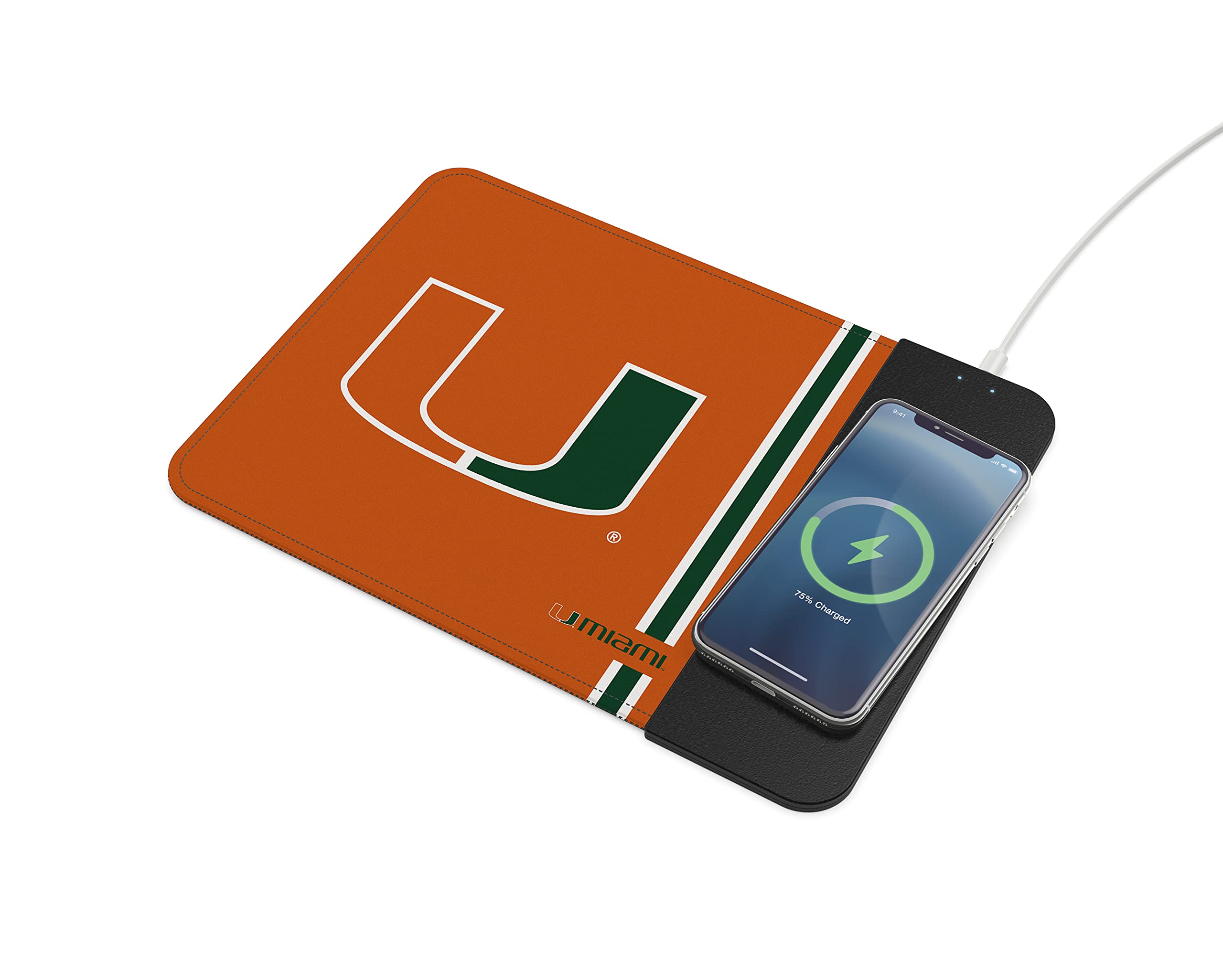 SOAR NCAA Unisex Wireless Charging Mouse Pad with Qi Fast Charging - Perfect for Office, Gaming & Home Desk Setup