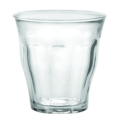 Duralex Le Picardie® Clear Glass Tumbler Set of 4 - 8oz/12oz/16oz Drinking Glasses for Juice, Iced Coffee & Cocktails - Durable French Made Tumblers for Home, Restaurant & Outdoor Use