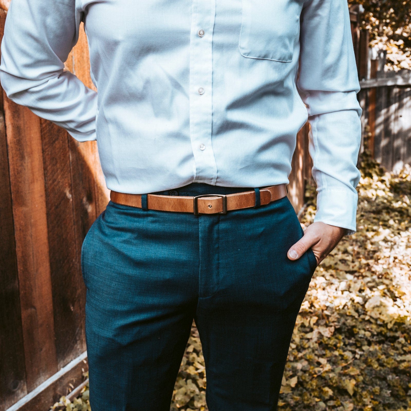 Premium Genuine Leather Conway Belt for Men - Stylish & Durable Dress & Casual Wear - Perfect for Office, Business & Everyday Use