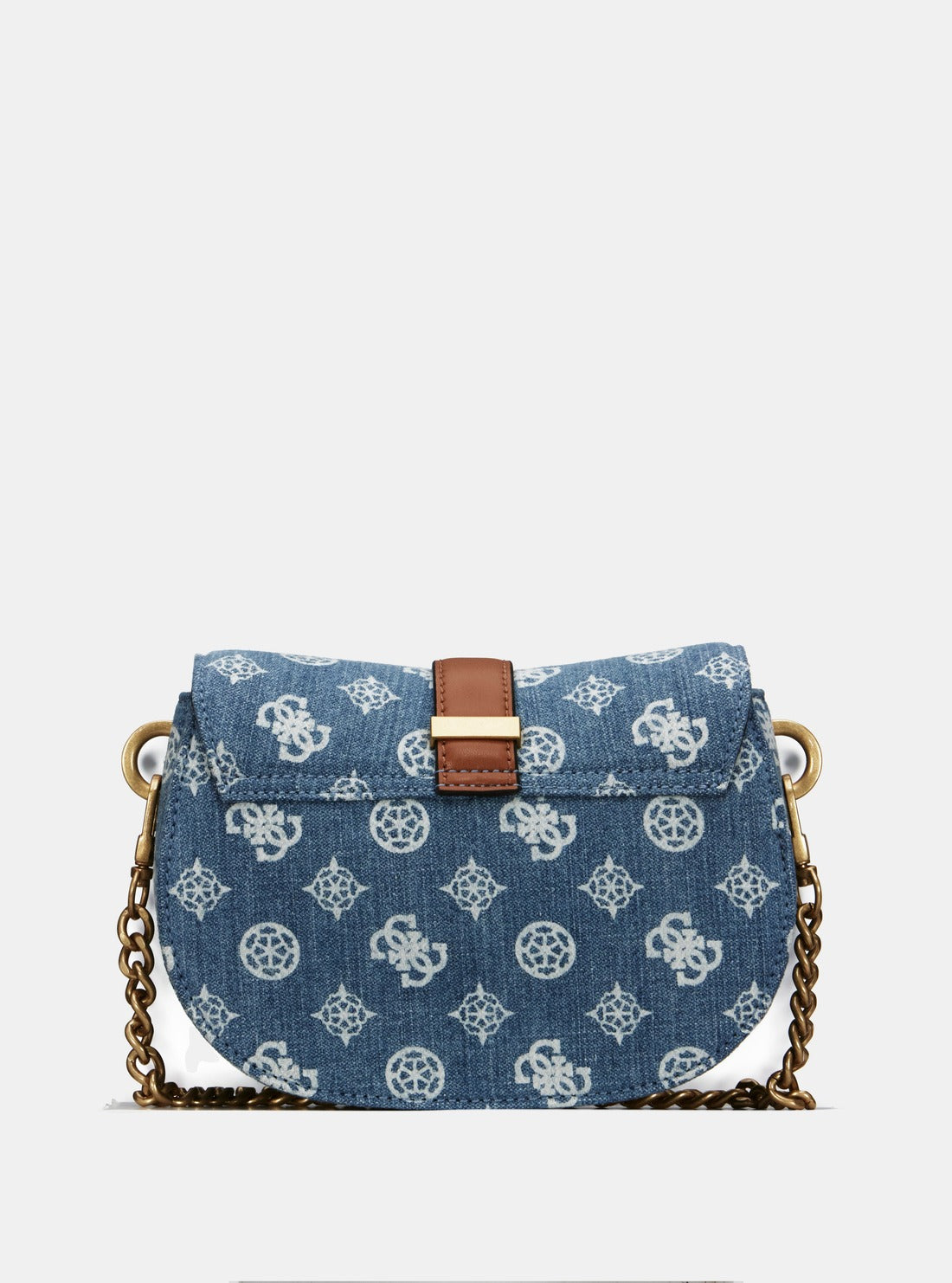 Denim Logo Kuba Mini Crossbody Bag for Women - Stylish Small Shoulder Purse with Adjustable Strap, Perfect for Daily Use, Travel & Shopping
