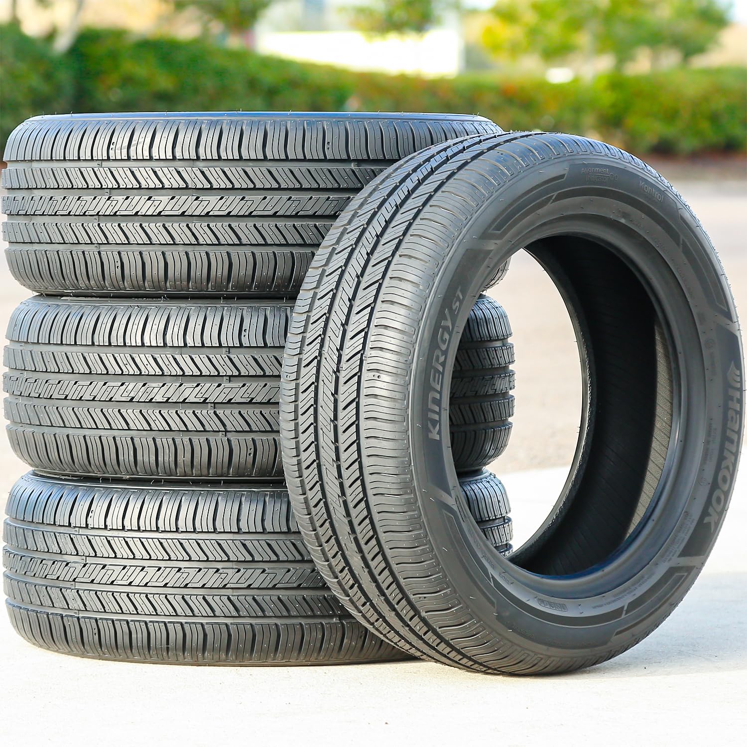 Hankook Kinergy ST (H735) 225/45R17 91H All-Season Performance Tire - Reliable Traction for Sedans & Coupes in Rain, Snow & Dry Conditions