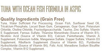 Fussie Cat Premium Grain-Free Wet Cat Food - 12 Pack Variety (Tuna Chicken, Tuna Salmon, Ocean Fish) 2.82oz Cans - High Protein, Natural Ingredients for Adult & Senior Cats - Perfect for Mealtime, Travel & Picky Eaters