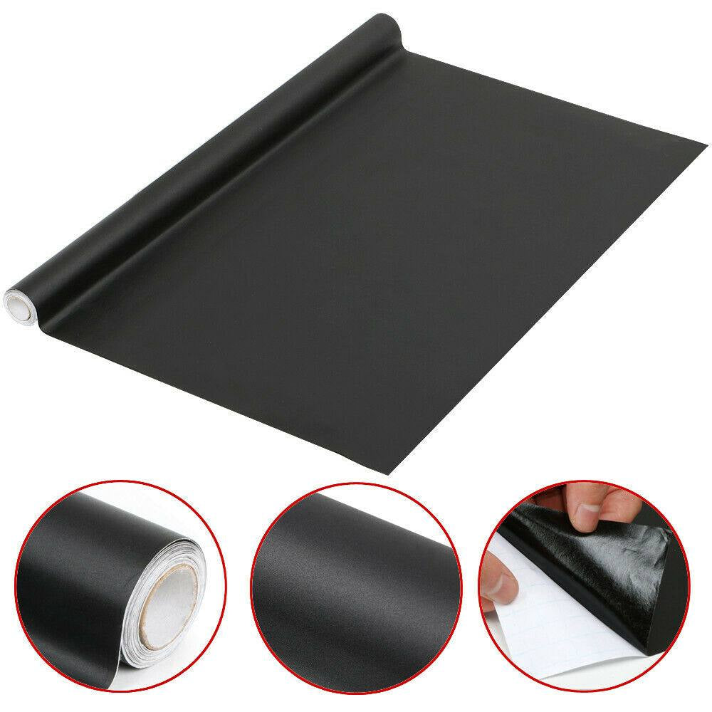Self-Adhesive Blackboard Sticker Wall Decal - Removable Chalkboard for Home Study, School & Office - Perfect for Kids' Rooms, Kitchen Notes, and Classroom Learning