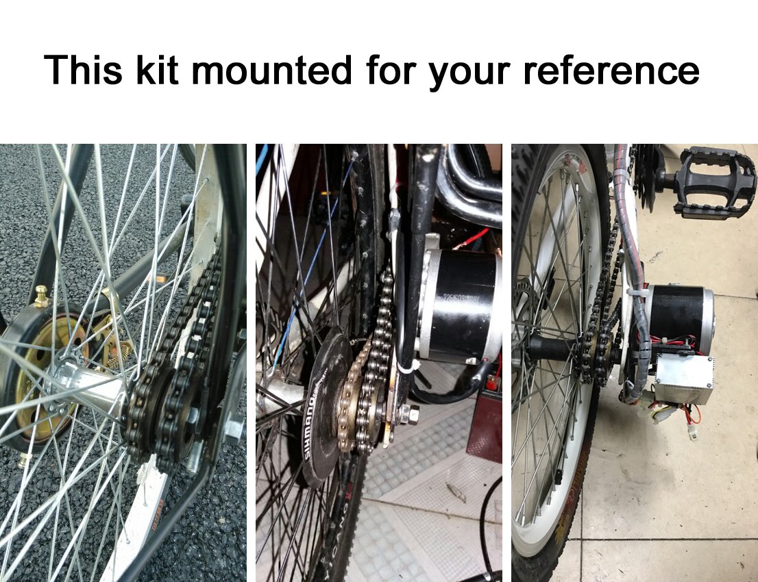 24V 36V 250W Electric DC Motor with Brushes - High Power Conversion Kit for Electric Bikes & Scooters - Perfect for DIY E-Bike Upgrades and Commuting Solutions