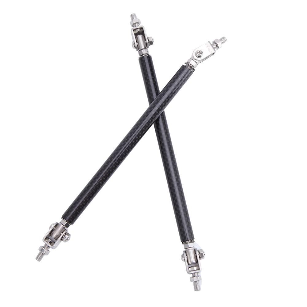 DREAMIZER 2-Piece Universal Front Bumper Lip Support Splitter Rods - Adjustable 10