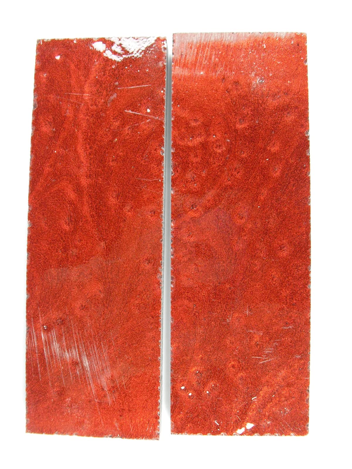 Premium Red Pearl Knife Handle Scales - G10 Material for EDC Folding Knives - Perfect for Outdoor, Camping & Everyday Carry (EDC) Accessories