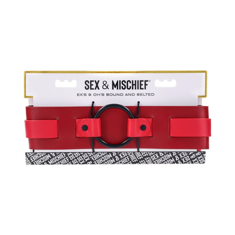 SS S&M Ex's & Oh's Bound and Belted - Fetish Bondage Gear for BDSM & Role Play - Perfect for Couples & Adult Play
