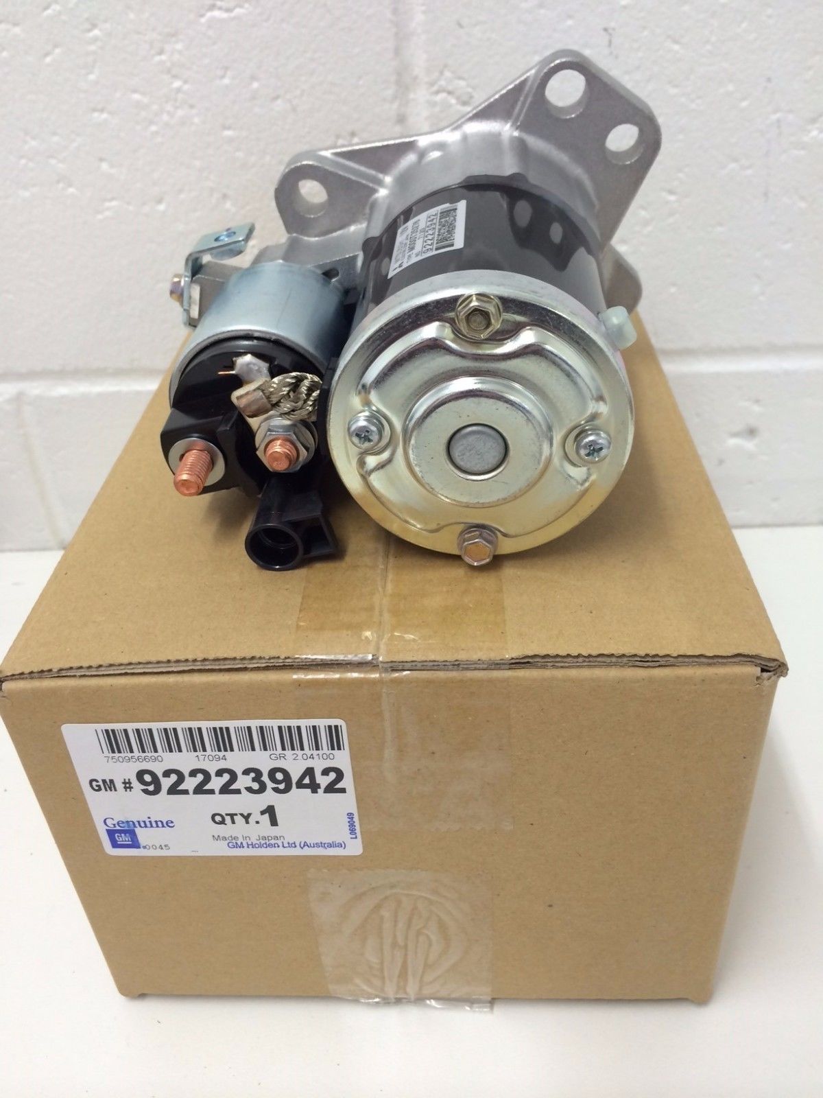 Holden Commodore VE VF WM WN V6 Starter Motor 0609-0917 (Part# 92223942) - Replacement for Holden Commodore V6 Engines - Perfect for DIY Car Repairs & Engine Maintenance