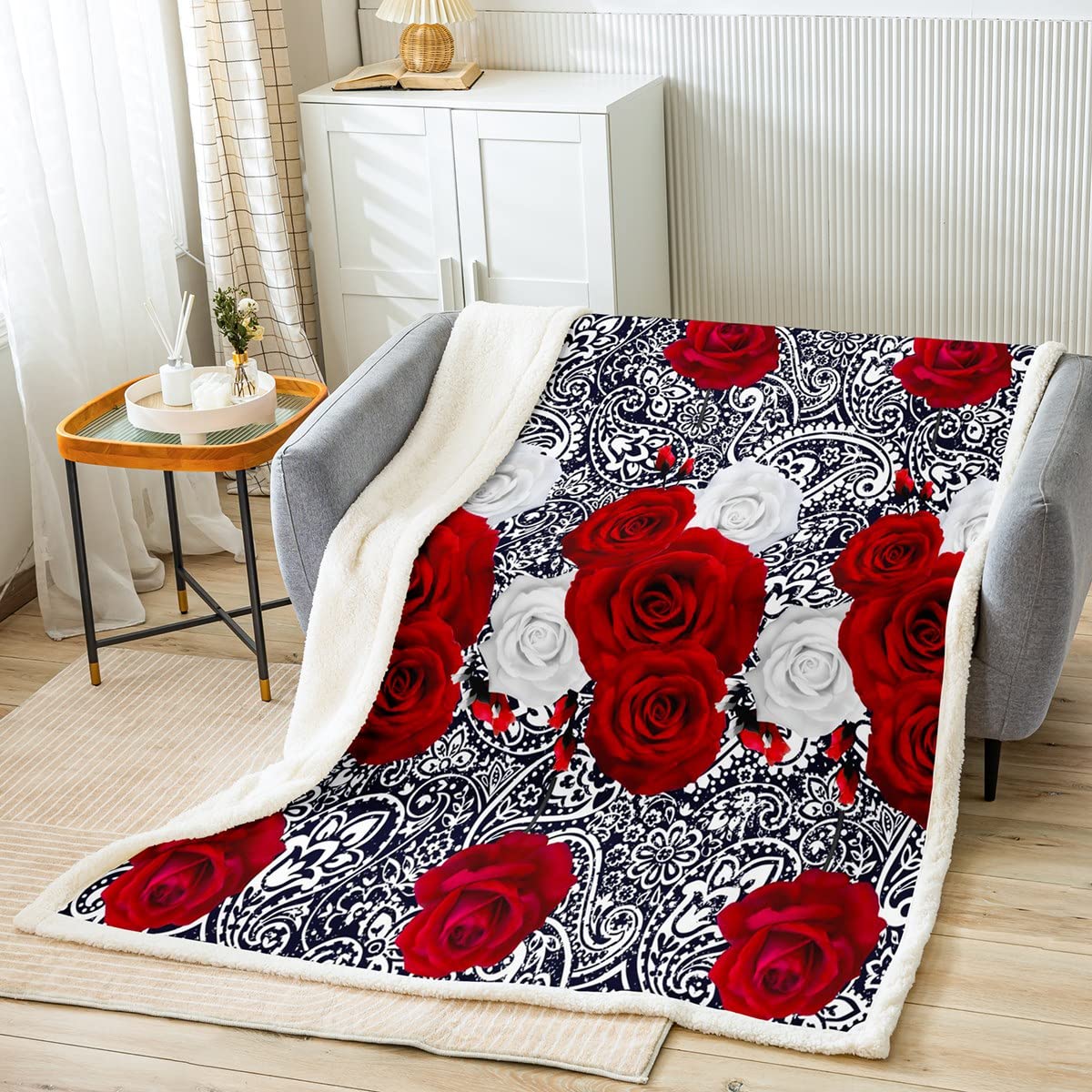 The Enchanted Rose Blanket: A Tale of Comfort and Style