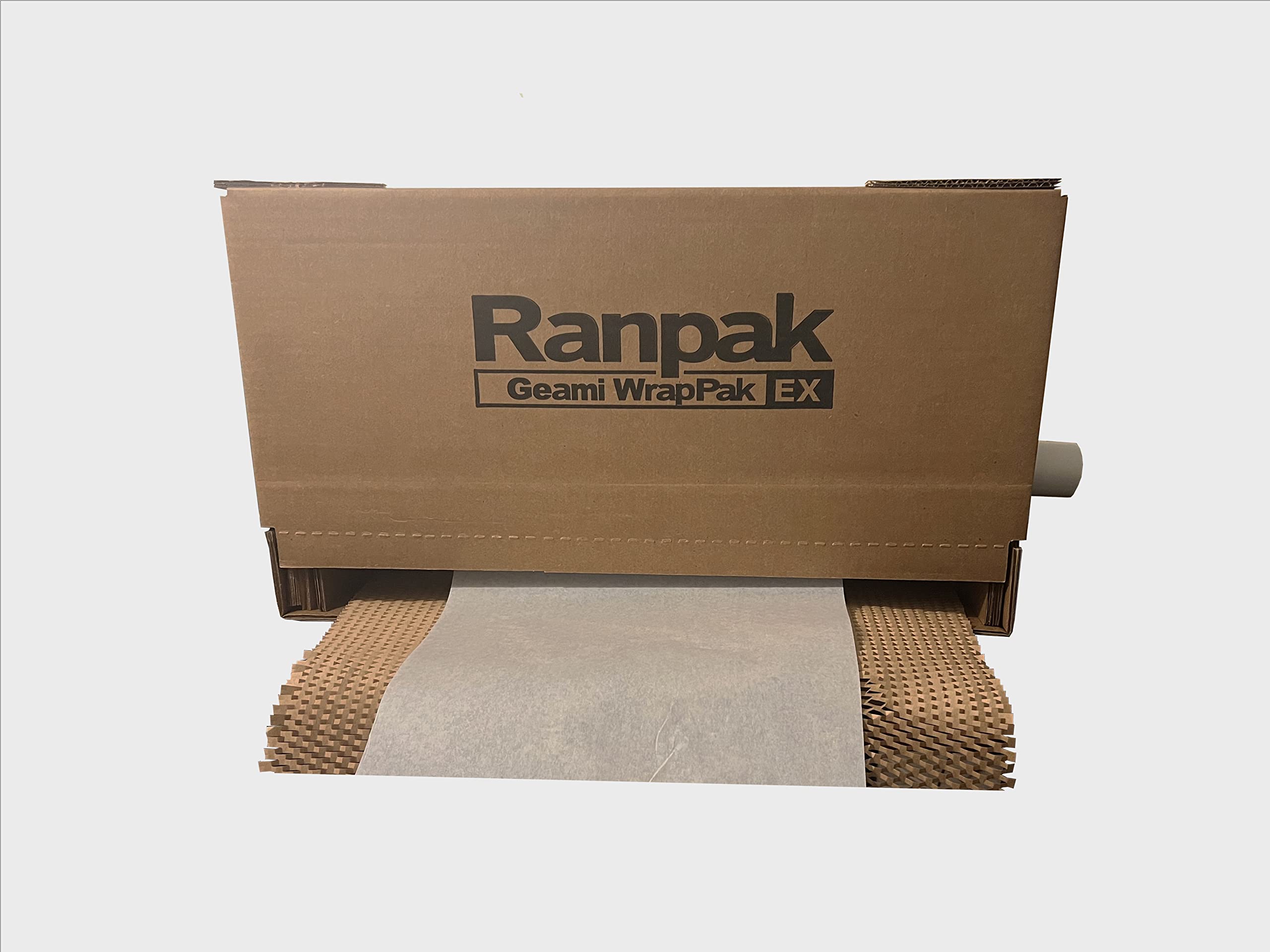 WrapPak Ex 750 Feet Expandable Honeycomb Cushion Wrap - Recyclable & Eco-Friendly Kraft Paper Packing Material for Shipping, Made in USA | Perfect for Protecting Fragile Items During Moving & E-Commerce Shipping