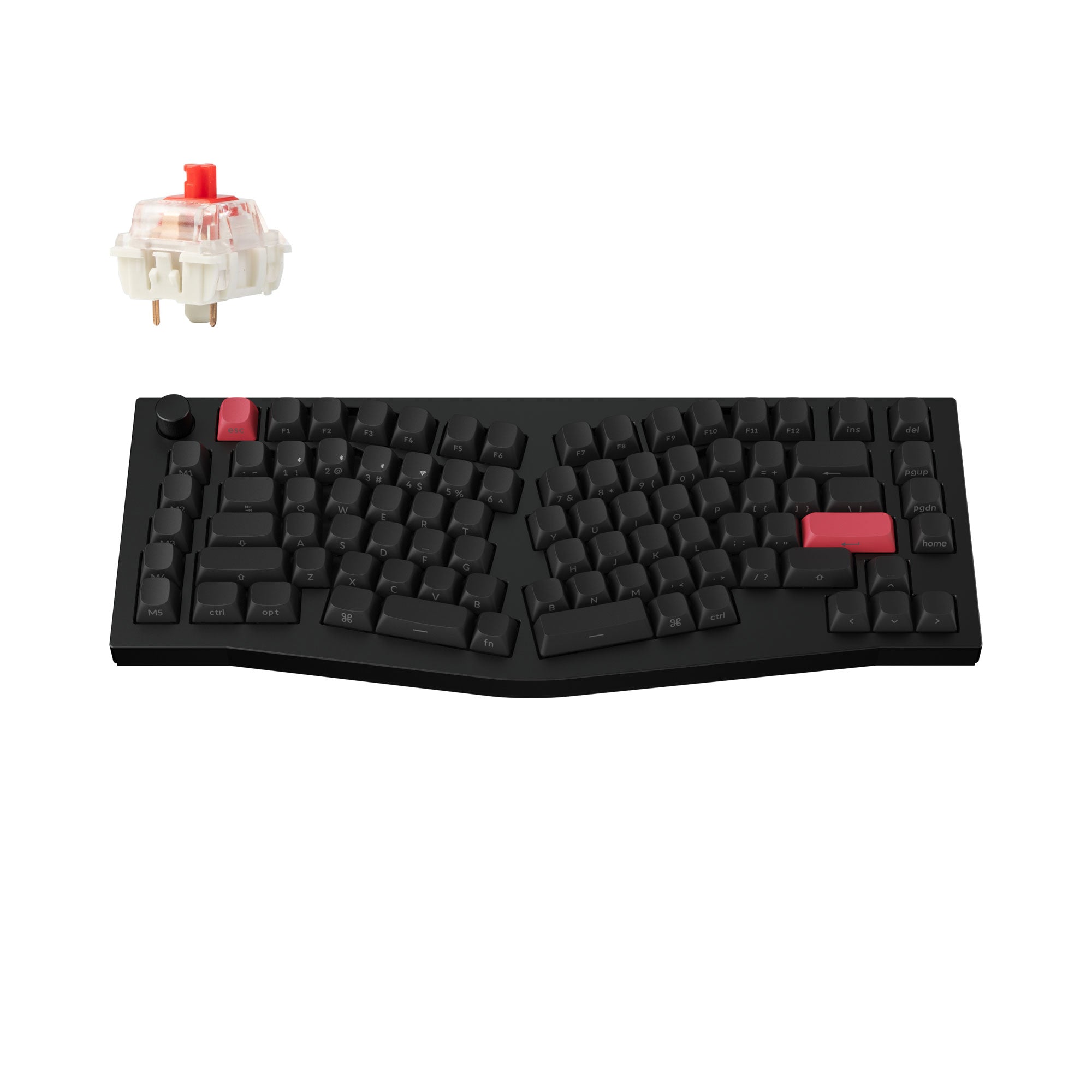Keychron Q10 Max Wireless Custom Mechanical Keyboard - Alice Layout, QMK/VIA Programmable, Hot-Swappable for Gaming & Typing