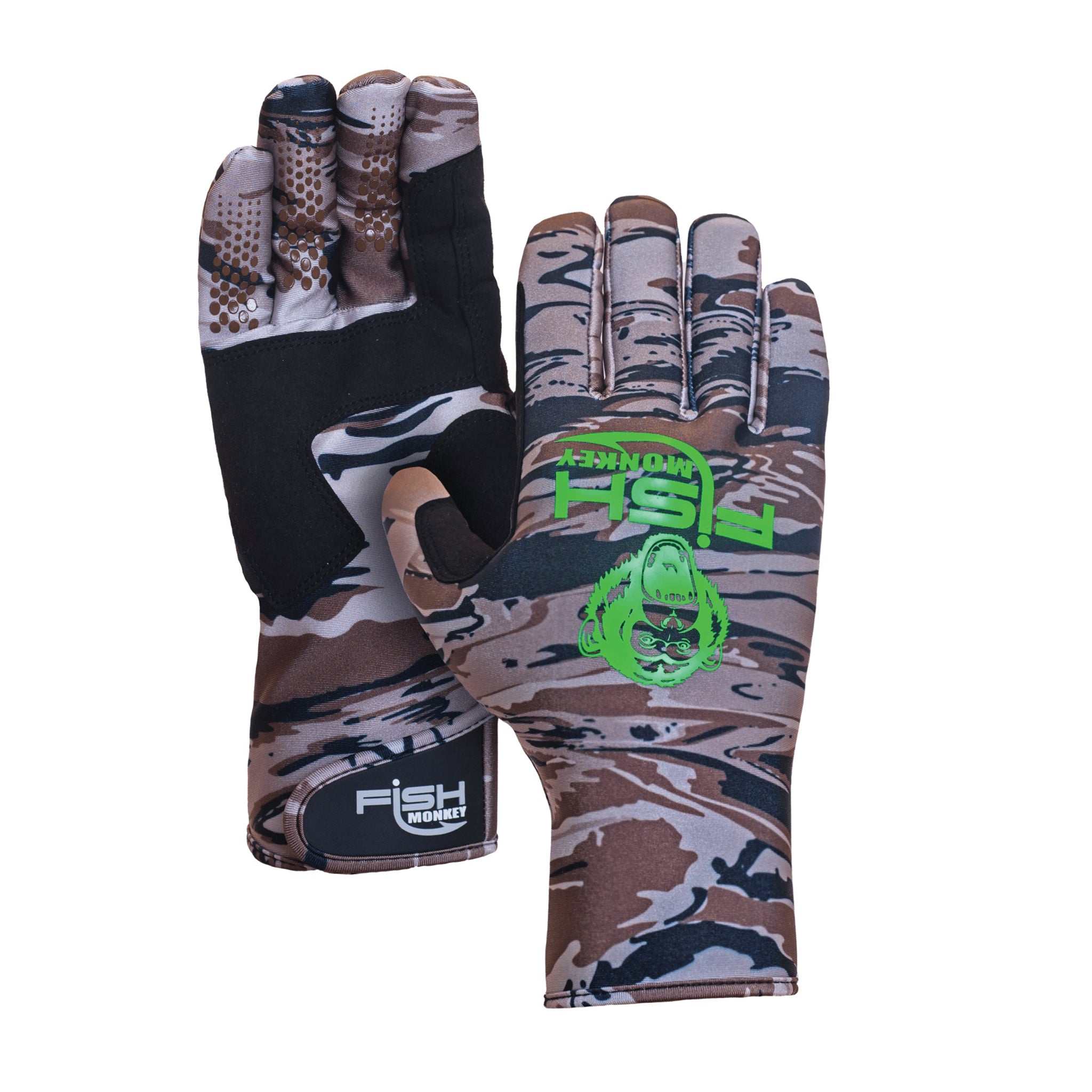 Fish Monkey FM28 BackCountry Insulated Full Finger Fishing Gloves - Waterproof & Warm for Ice Fishing, Hunting & Outdoor Winter Activities