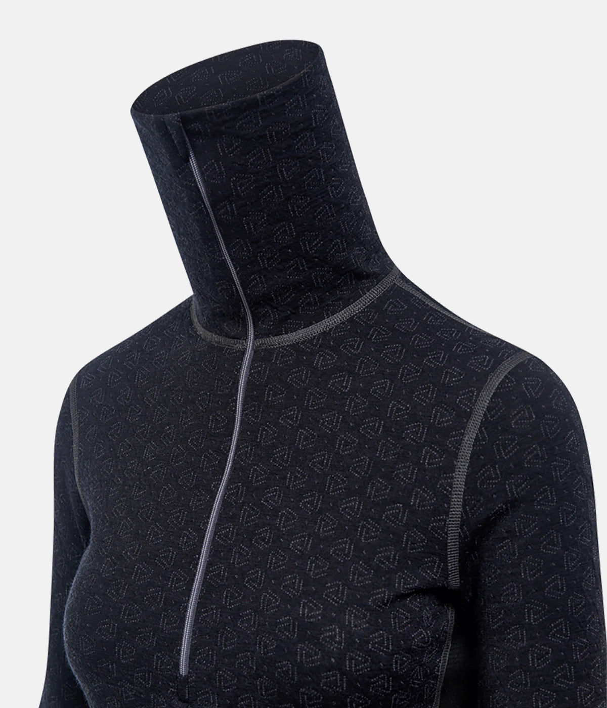 Women's Merino Wool Thermal Turtleneck 1/2 Zip Long Sleeve Shirt - Winter Warm Base Layer for Skiing, Hiking & Outdoor Activities