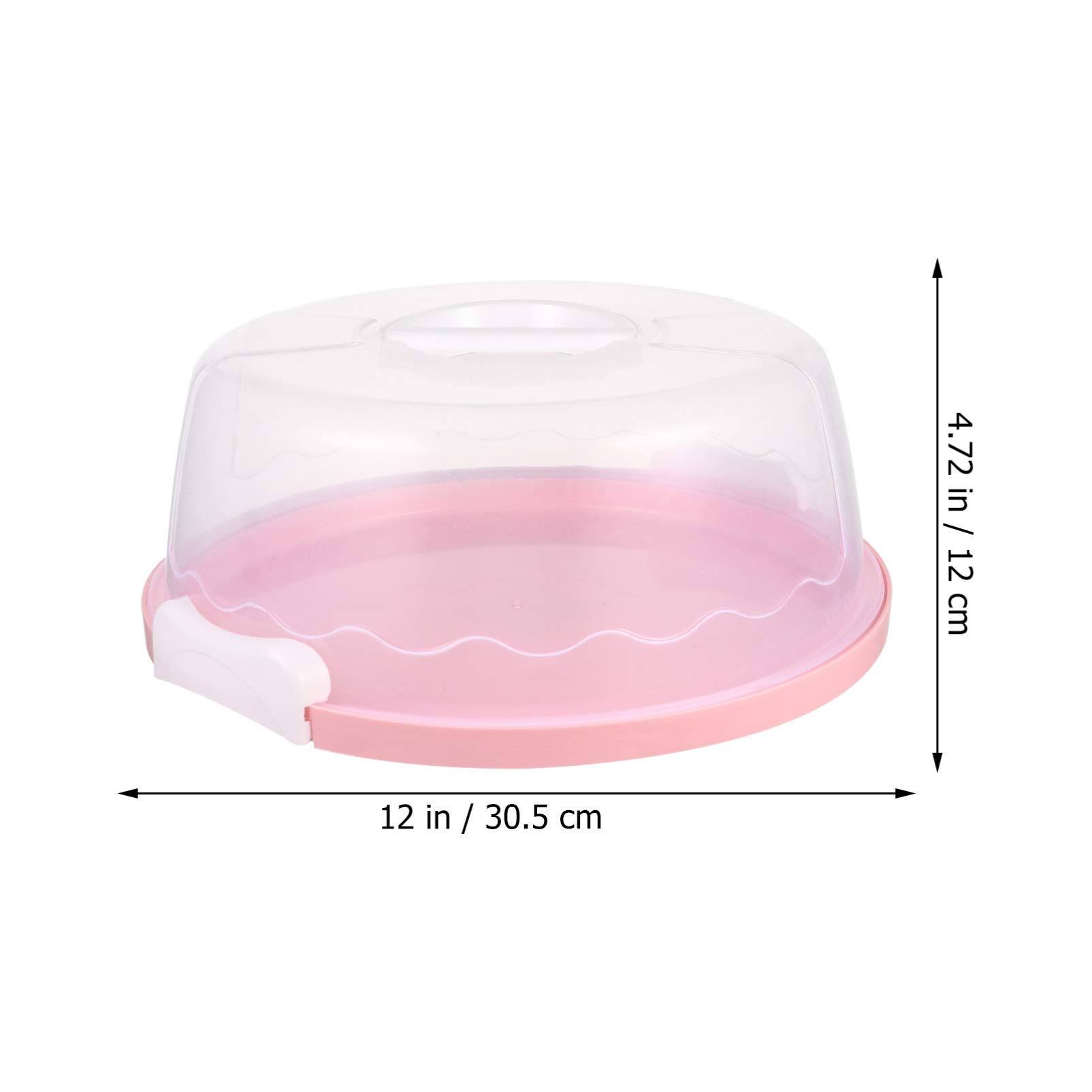 DOITOOL 1pc Portable Cake Storage Box with Lid - Airtight Bakery Container for Cupcakes, Desserts & Pastries - Perfect for Parties, Picnics & Home Baking