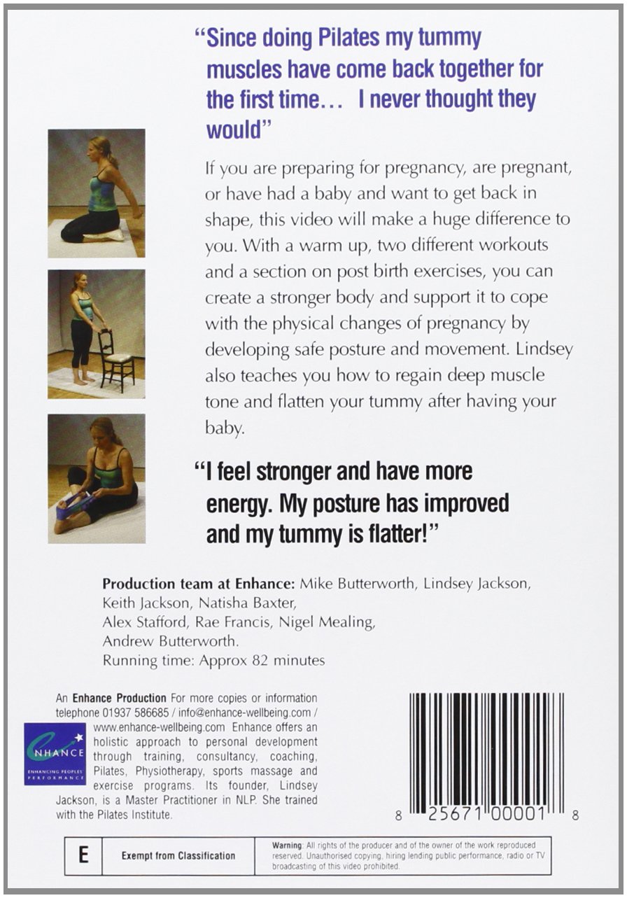Prenatal Pilates Workout DVD for Pregnancy - Safe Exercises for Expecting Moms | Perfect for Home Fitness & Prenatal Wellness