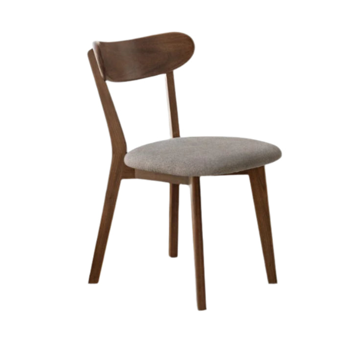 Solid Black Walnut Wood Dining Chairs with Soft Back - Elegant & Comfortable Seating for Home, Restaurant, and Office Use