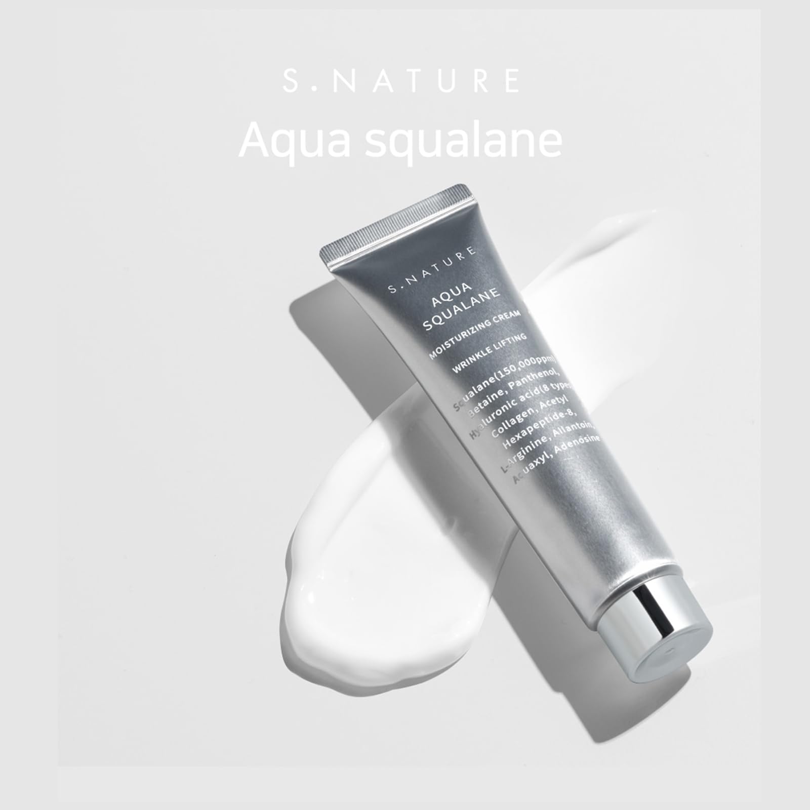 Deep Hydration Skin Care Cream with Nature Aqua Squalane, 60ml+30ml Moisturizing Cream for Dry & Sensitive Skin, Day & Night Use