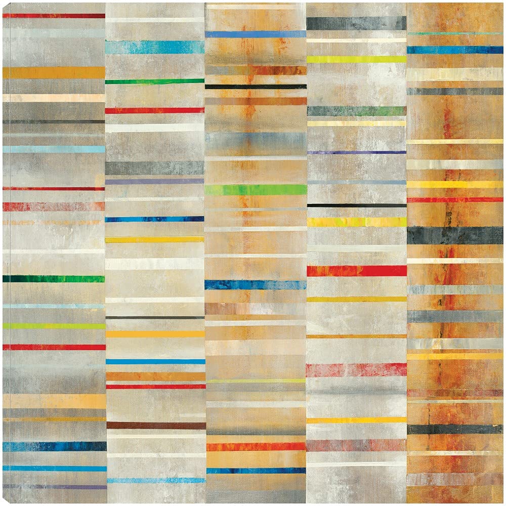 Georges Generali Sky High Fine Art Canvas Wall Decor - 22x22 Inch Ready to Hang Painting for Living Room, Bedroom, Office & More - Modern Abstract Artwork for Home, Dining Room & Bar Decor