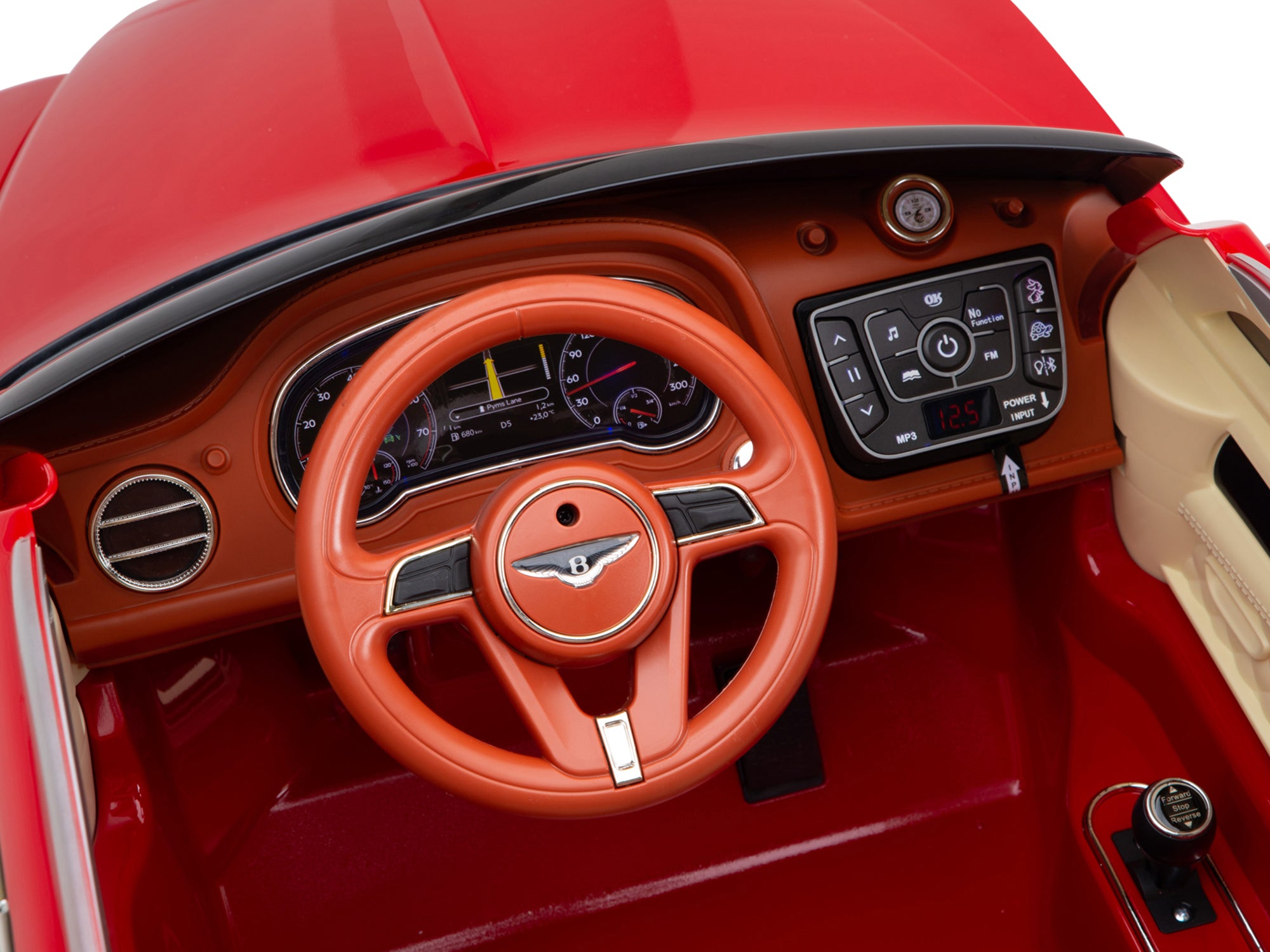 12V Bentley Bentayga Kids Electric Ride On Car with Remote Control - Red SUV Toy for Boys & Girls | Perfect for Birthday Gifts, Outdoor Play & Driveway Fun