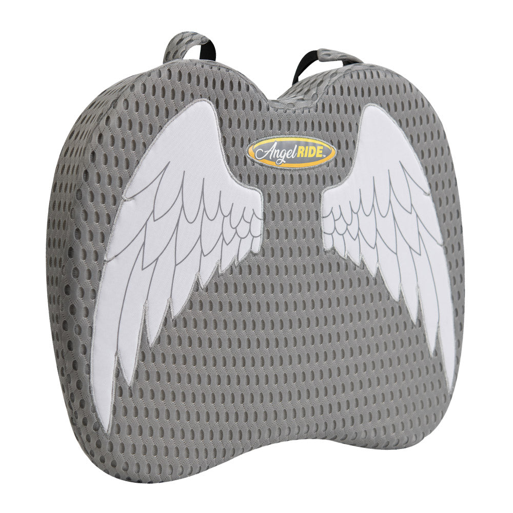 Angel Ride Memory Foam Car Seat Cushion - Premium Lumbar Support for Long Drives & Office Chairs | Comfortable Back Pain Relief for Drivers & Truckers