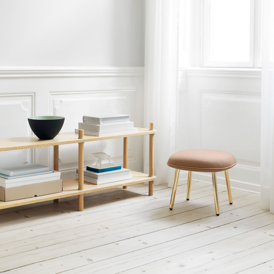 Hornemann Ace Footstool Ottoman by Normann Copenhagen - Modern Scandinavian Design for Living Room, Bedroom & Office
